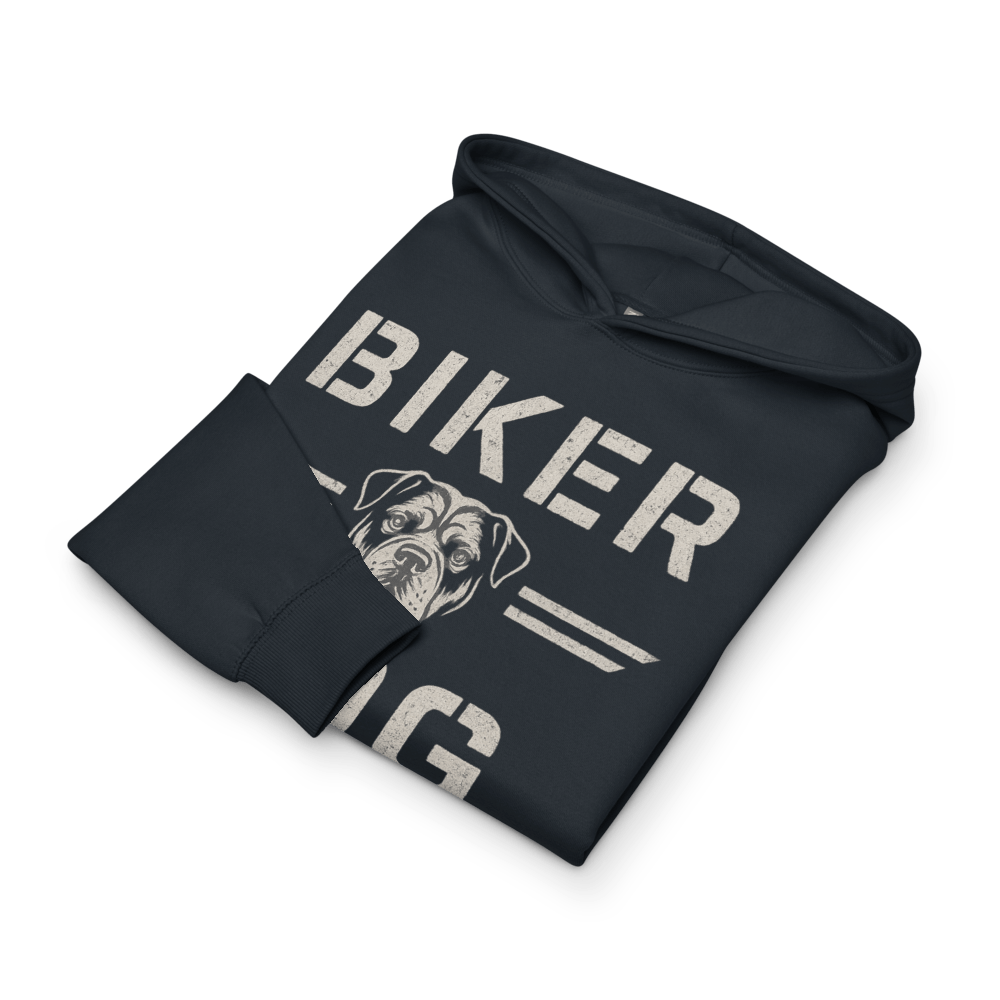 Sweat à capuche boxy pour hommes - Biker & Dog